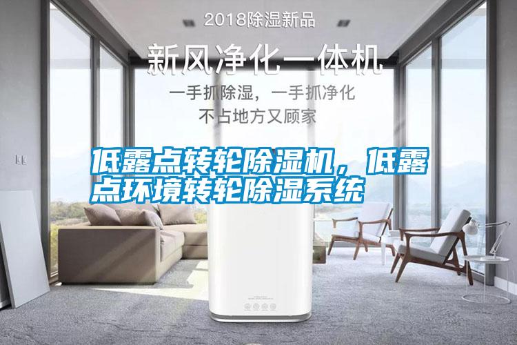 低露點轉輪除濕機，低露點環境轉輪除濕系統