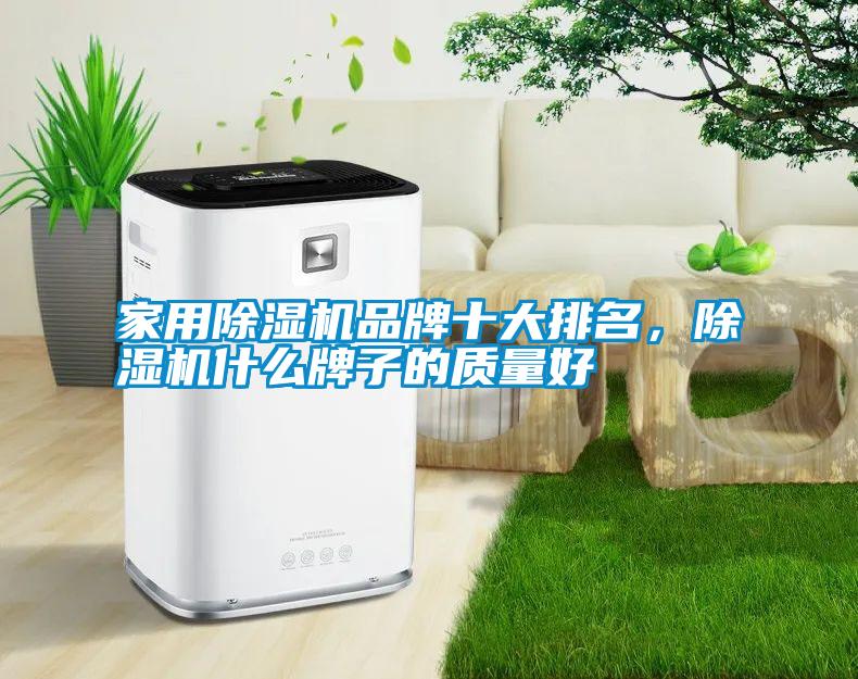 家用除濕機品牌十大排名，除濕機什么牌子的質量好