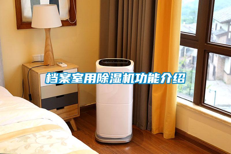 檔案室用除濕機功能介紹