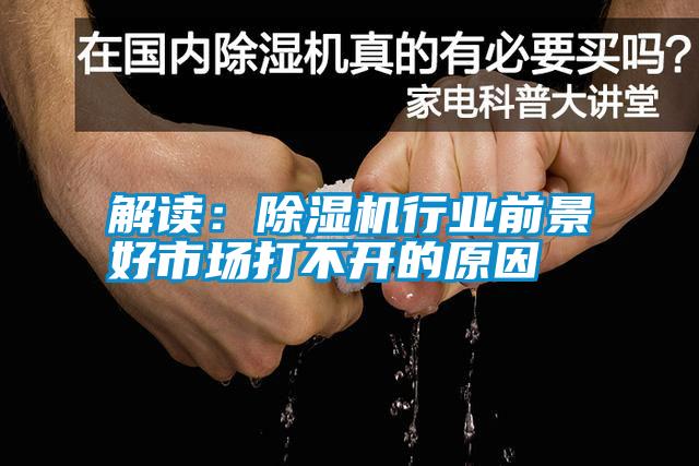 解讀：除濕機行業(yè)前景好市場打不開的原因
