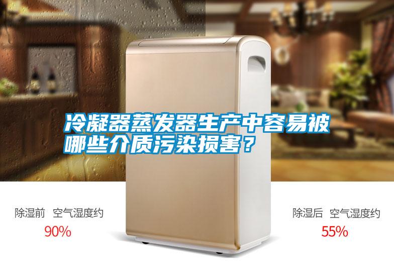 冷凝器蒸發器生產中容易被哪些介質污染損害？