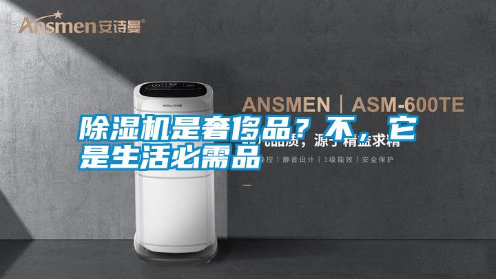 除濕機是奢侈品？不，它是生活必需品