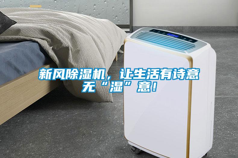 新風(fēng)除濕機，讓生活有詩意無“濕”意！
