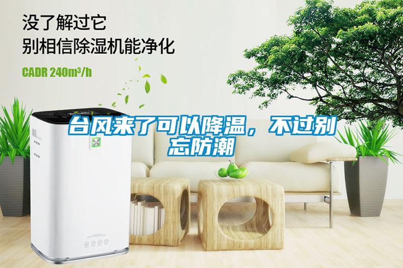 臺風(fēng)來了可以降溫，不過別忘防潮