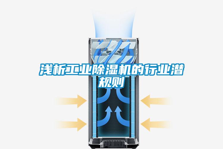 淺析工業除濕機的行業潛規則