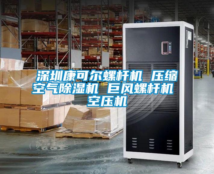 深圳康可爾螺桿機 壓縮空氣除濕機 巨風螺桿機 空壓機