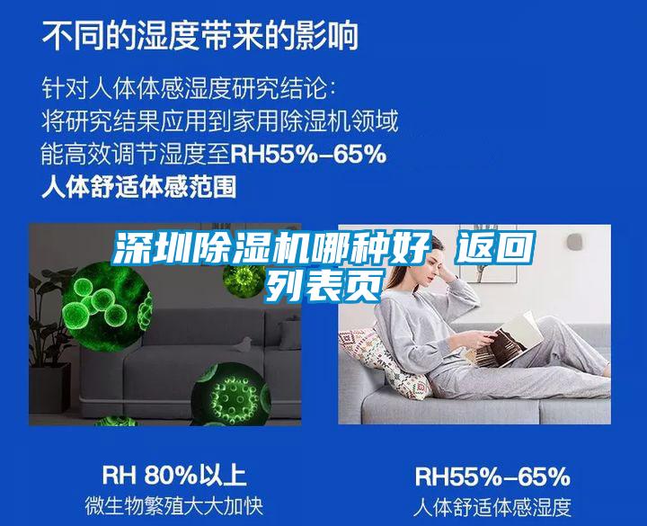 深圳除濕機哪種好 返回列表頁