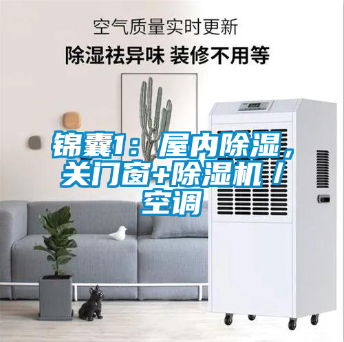 錦囊1：屋內(nèi)除濕，關(guān)門(mén)窗+除濕機(jī)／空調(diào)