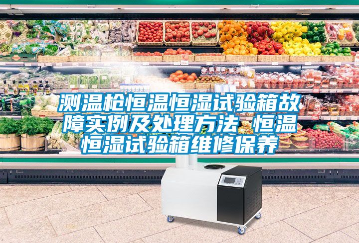 測溫槍恒溫恒濕試驗箱故障實例及處理方法 恒溫恒濕試驗箱維修保養