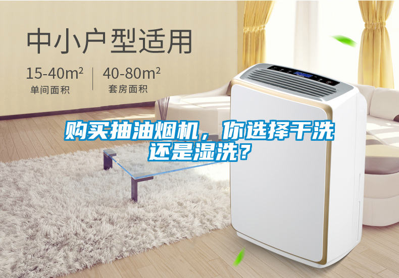 購買抽油煙機(jī)，你選擇干洗還是濕洗？