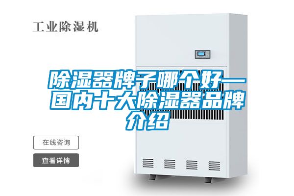 除濕器牌子哪個好—國內(nèi)十大除濕器品牌介紹
