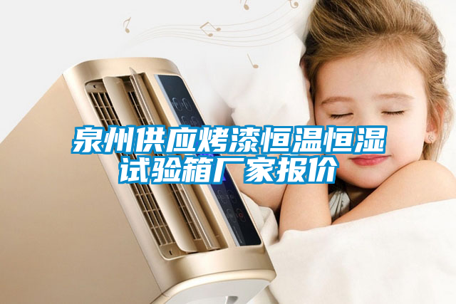 泉州供應(yīng)烤漆恒溫恒濕試驗(yàn)箱廠家報(bào)價