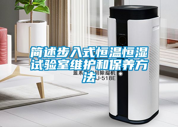 簡述步入式恒溫恒濕試驗室維護和保養方法