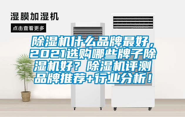 除濕機什么品牌最好，2021選購哪些牌子除濕機好？除濕機評測品牌推薦+行業(yè)分析！