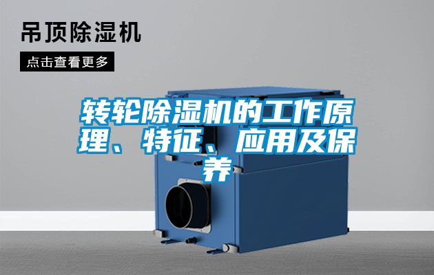 轉(zhuǎn)輪除濕機(jī)的工作原理、特征、應(yīng)用及保養(yǎng)