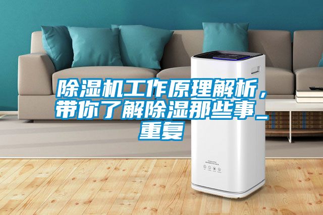 除濕機工作原理解析，帶你了解除濕那些事_重復