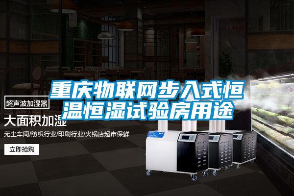 重慶物聯網步入式恒溫恒濕試驗房用途