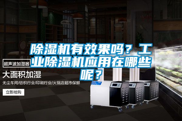 除濕機有效果嗎？工業除濕機應用在哪些呢？