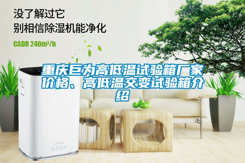 重慶巨為高低溫試驗箱廠家價格、高低溫交變試驗箱介紹
