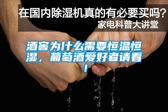 酒窖為什么需要恒溫恒濕，葡萄酒愛好者請看！