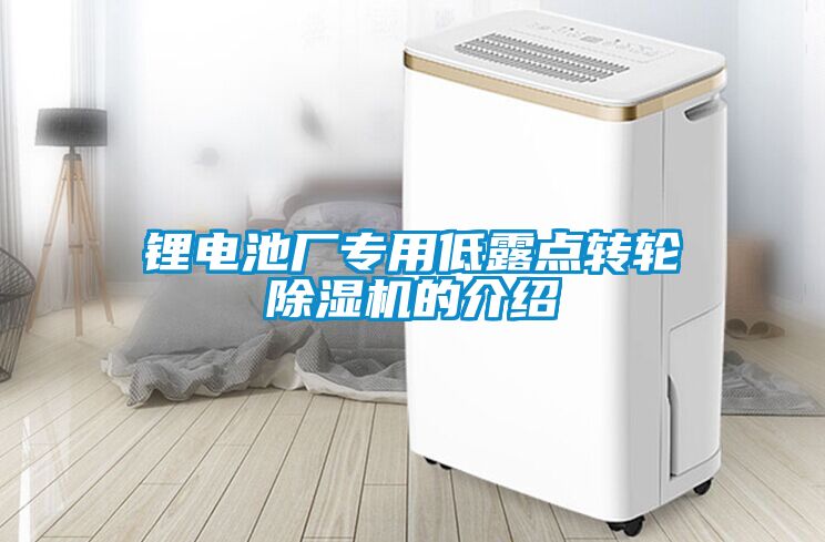 鋰電池廠專用低露點轉輪除濕機的介紹