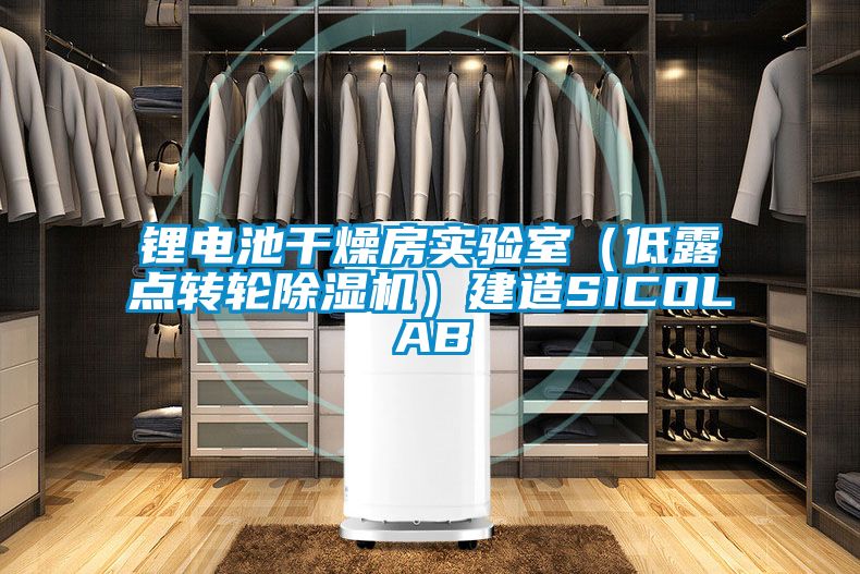 鋰電池干燥房實驗室（低露點轉輪除濕機）建造SICOLAB